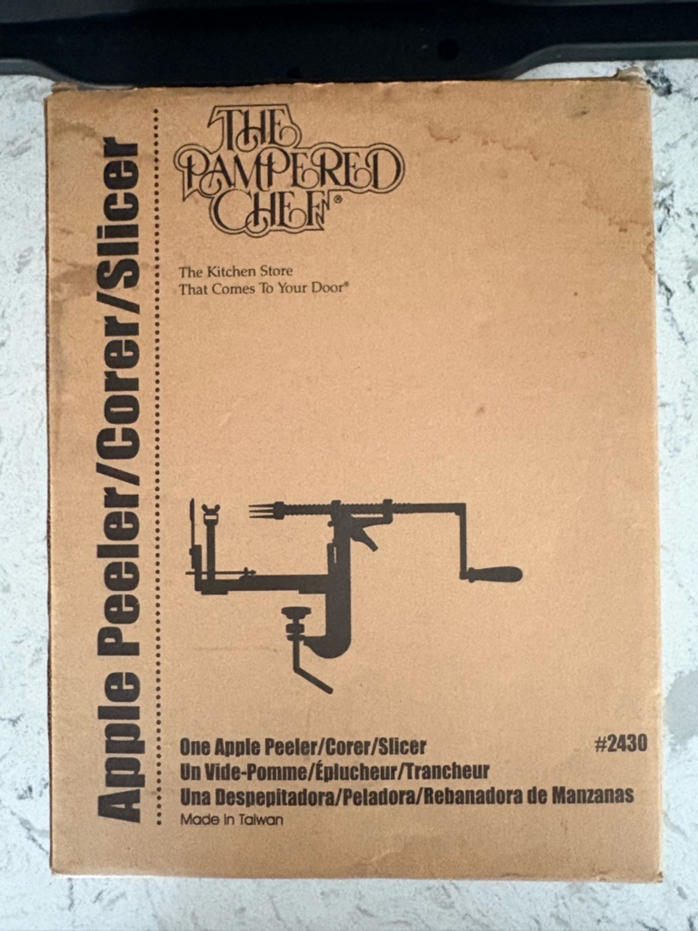 The Pampered Chef Apple Peeler/Corer/Slicer - New